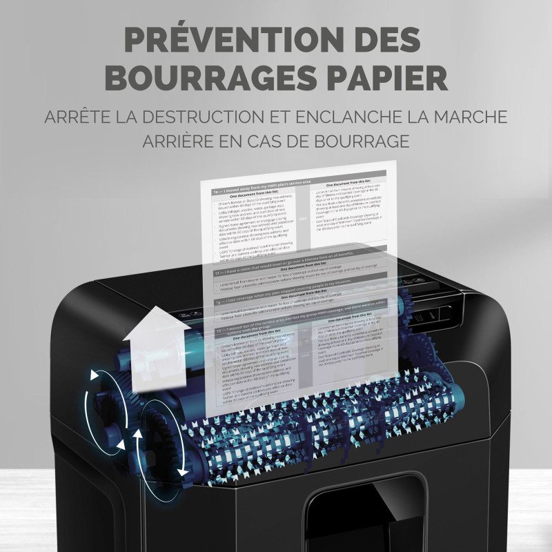 Destructeur Fellowes Automax 80 - coupe micro