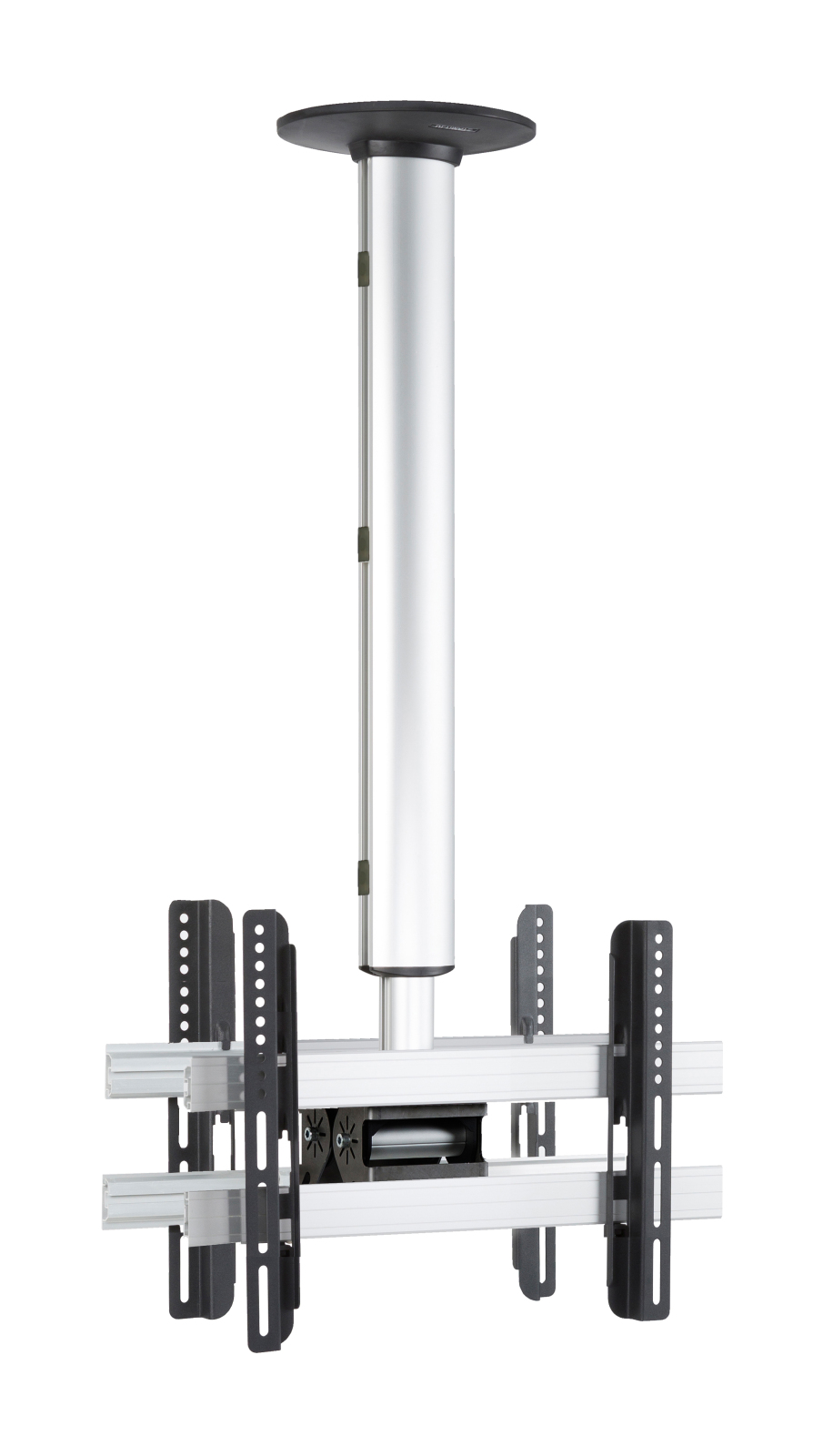TV-Deckenhalterung CM 3 Double - silber - stufenlos höhenverstellbar
