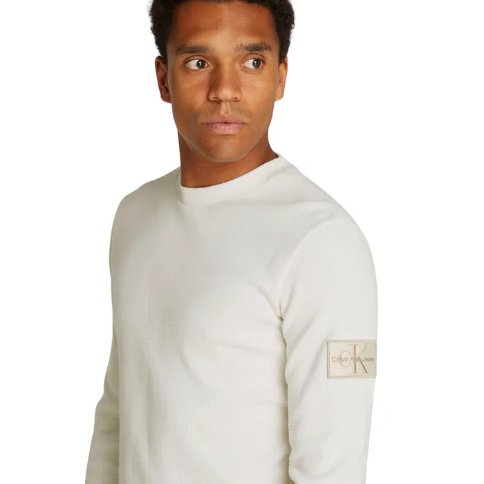 Calvin Klein Waffle Longsleeve Shirt Heren