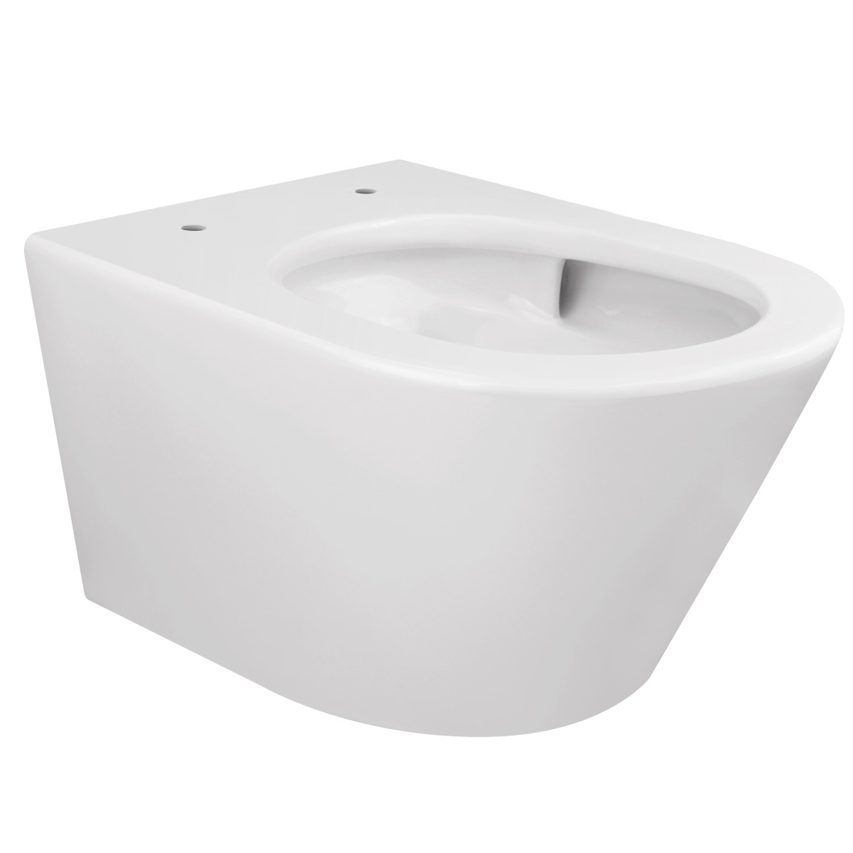 Mueller Afesta hangend toilet randloos met tornado flush en softclose toiletzitting wit glans