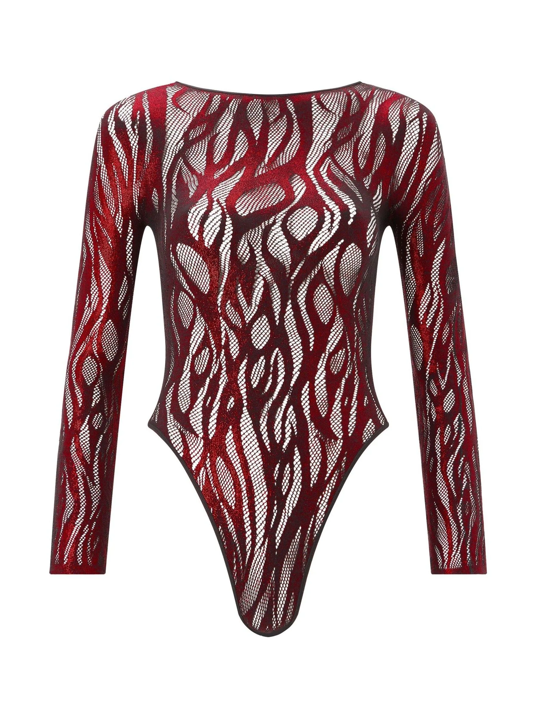 Ann Summers Black/Red Blazing Spirit Body