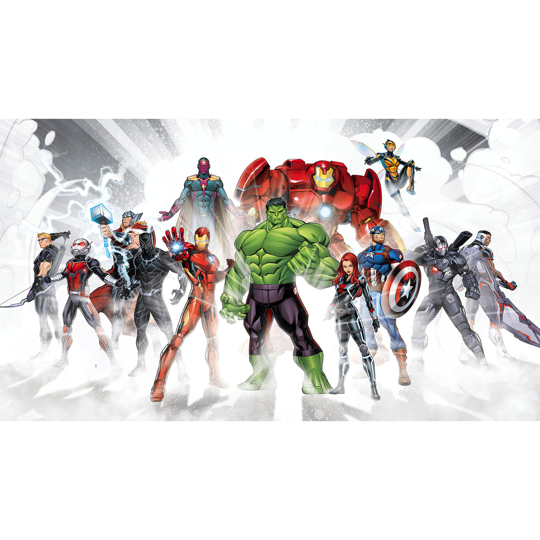 Vlies-Fototapete AVENGERS UNITE - bunt - 500x280 cm
