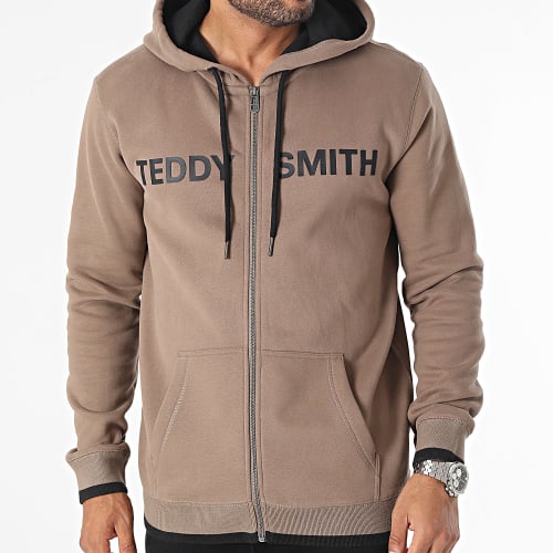 Sweat Zippé Capuche Giclass 10913638D Marron