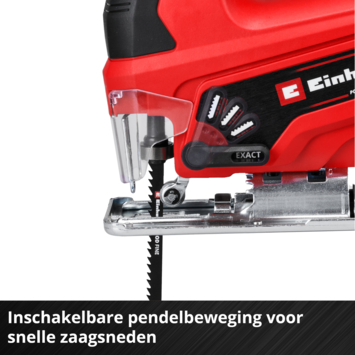 Einhell 18V decoupeerzaag TC-JS 18/70 LI incl 2.5Ah accu en lader