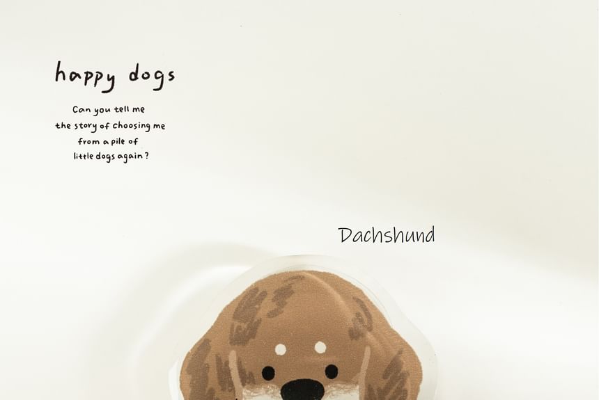 Voor het geval dat - Puppy telefoonstandaard