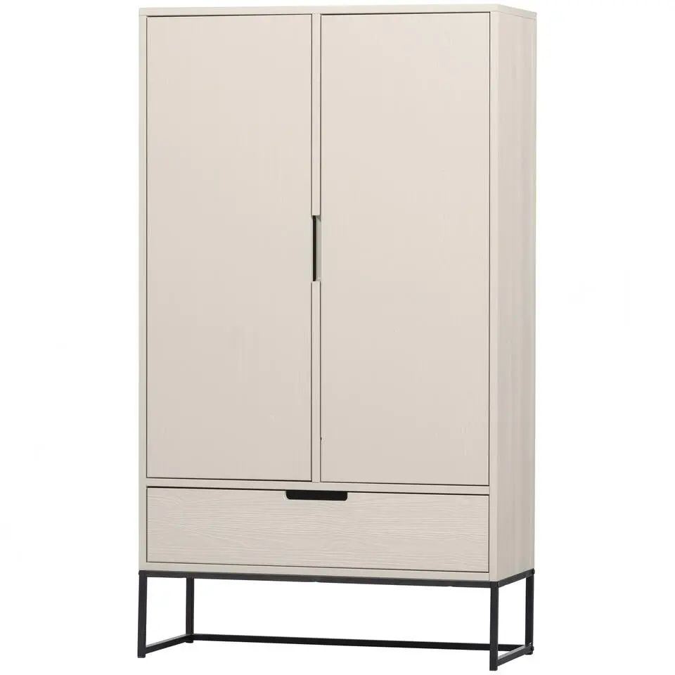 WOOOD Silas 2-Deurs Kast - Grenen - Dust - 149x85x36