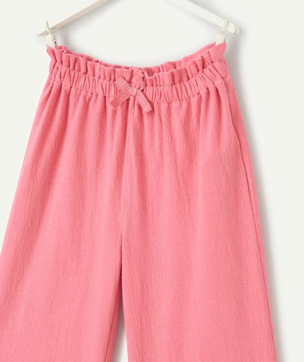 pantalon droit bébé fille rose