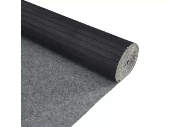 Cloison de séparation gris 165x800 cm bambou