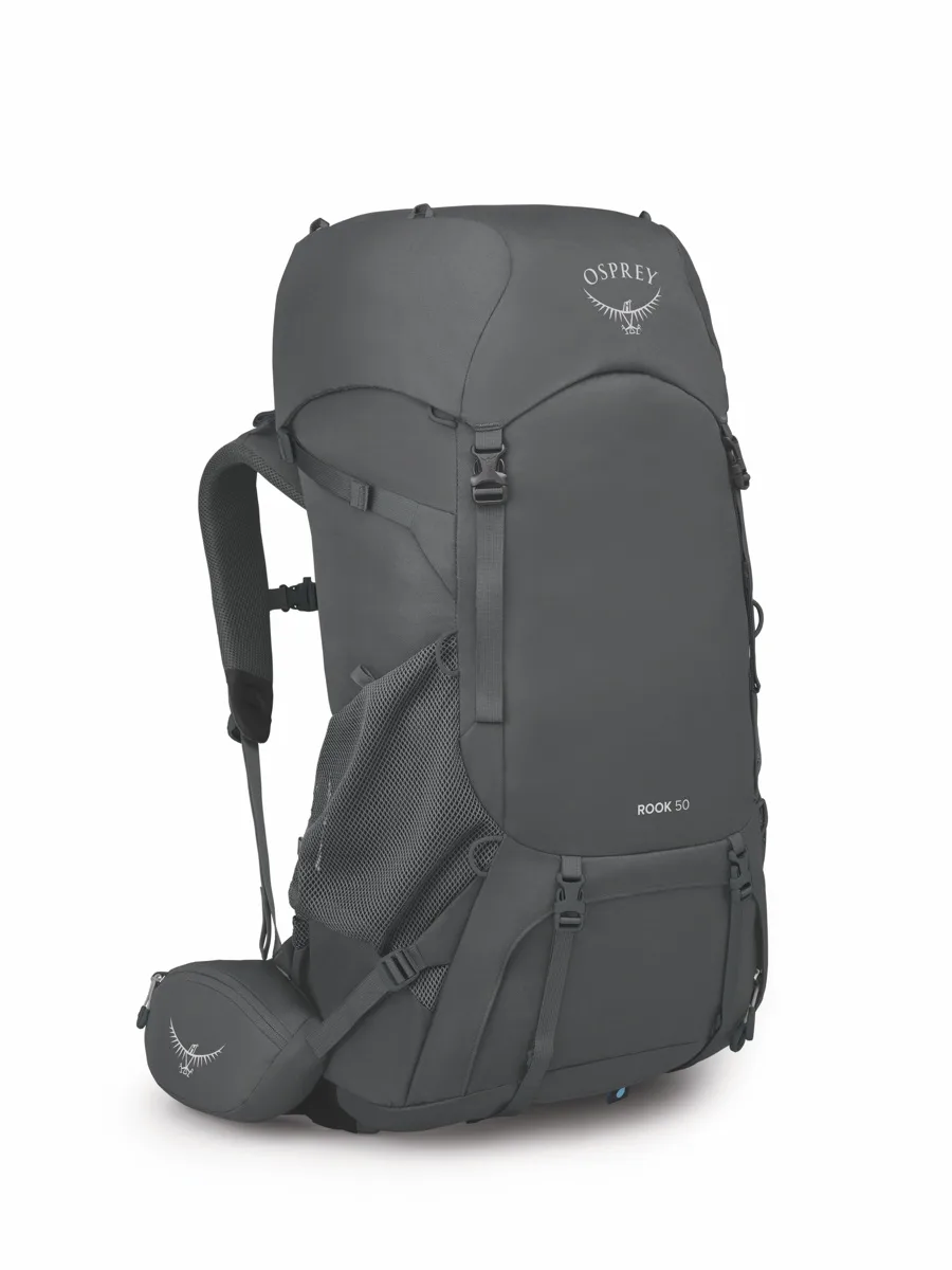 Osprey Men's Rook 50 Dark Charcoal/Silver Lining