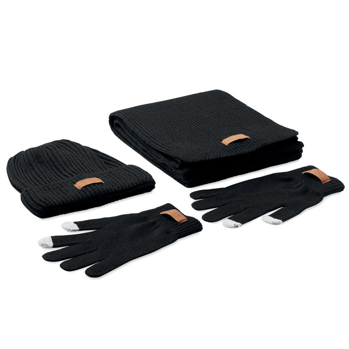 GiftRetail MO6651 - DENALI Set  3 pièces d'hiver en RPET