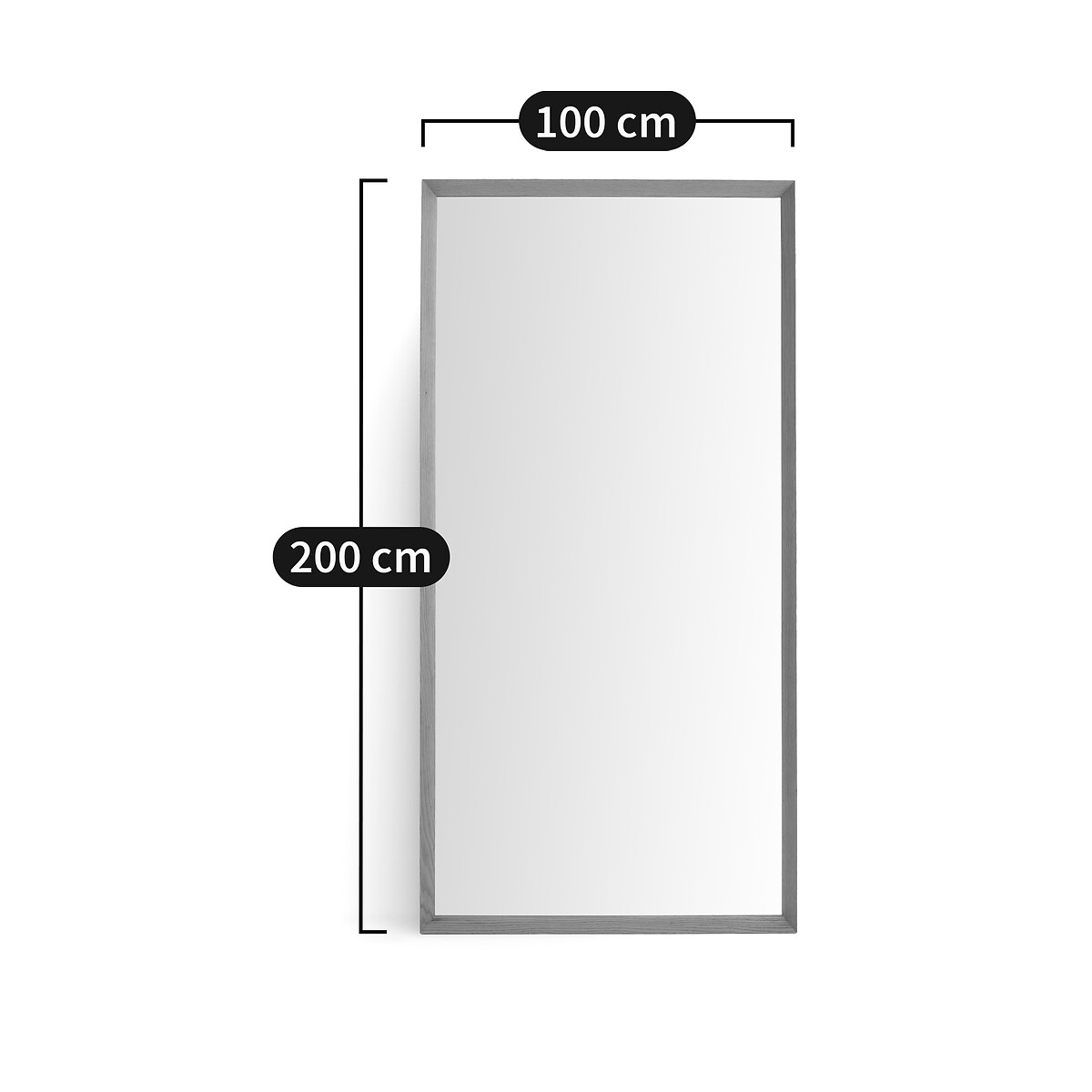 AM.PM<br>Spiegel XXL em maciço eik H200 cm, Andromeda