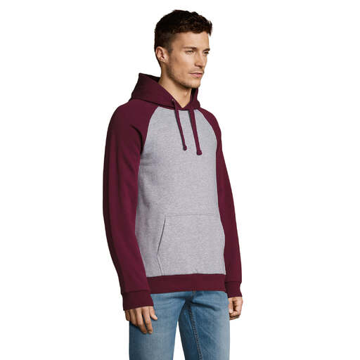 Sudadera Bicolor Con Capucha Sols Seattle