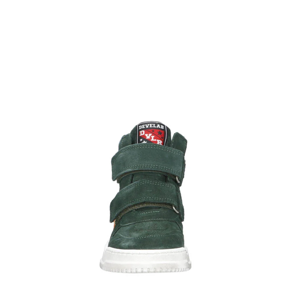 Develab suède sneakers donkergroen