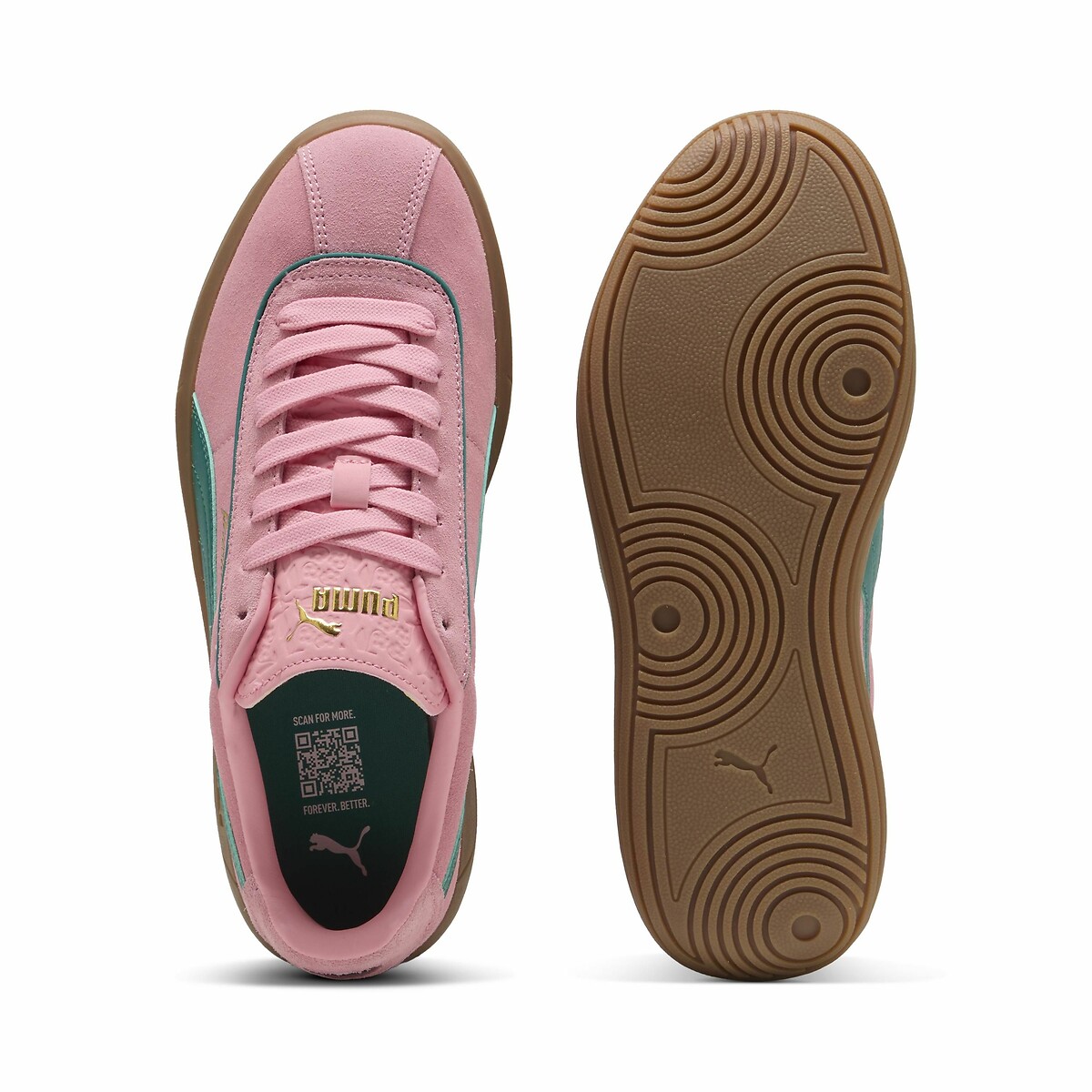 PUMA<br>Tênis Club Clássico Camurça