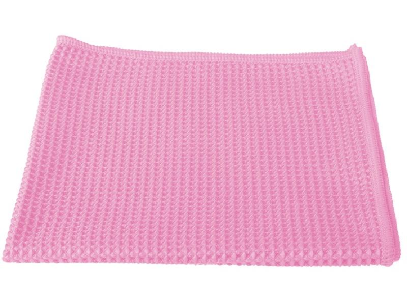 Edi Baur Mikrofaser-Reinigungstuch 5 Stück, Rosa Waffeltuch Set