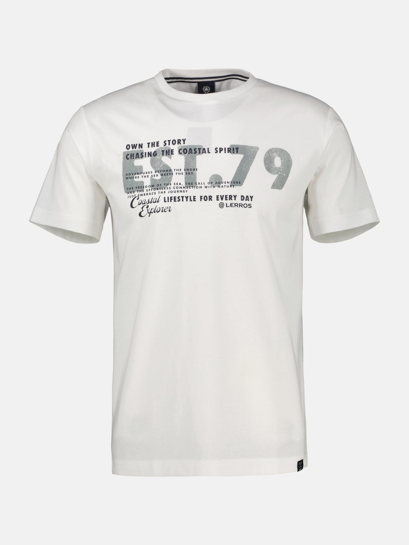 T-Shirt aus Baumwolle mit Brustprint