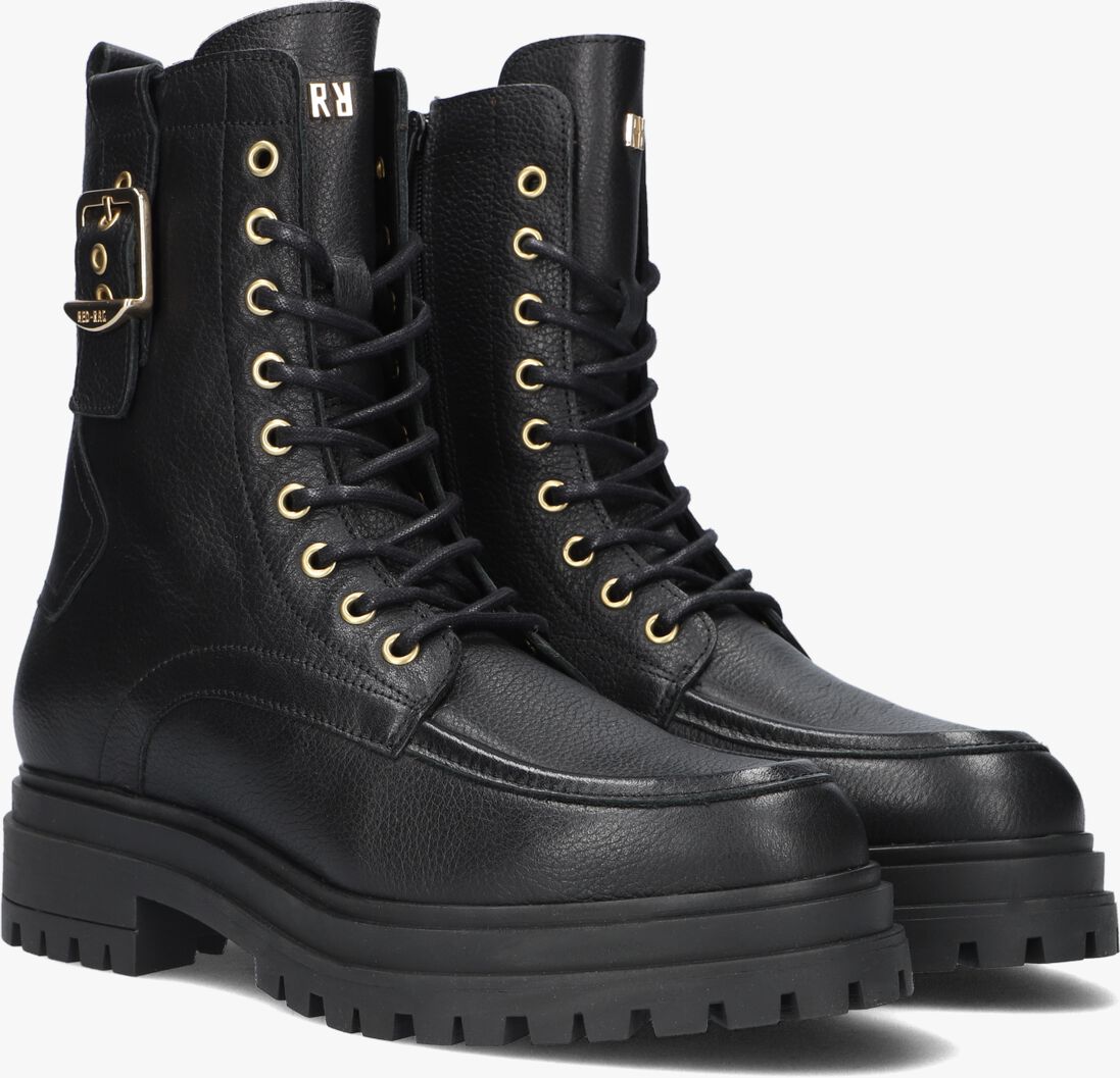 RED-RAG zwarte red-rag veterboots 71526