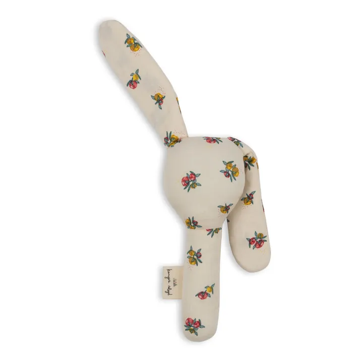 Konges Sløjd Hochet Lapin en coton bio Peonia