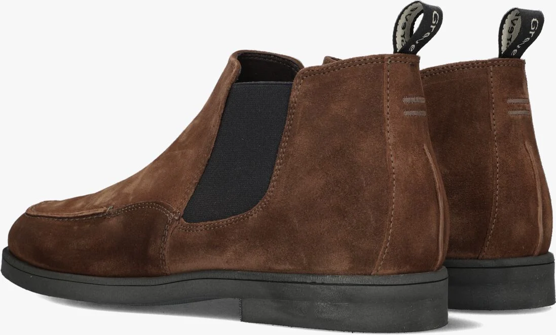 GREVE bruine greve chelsea boots tufo 1737