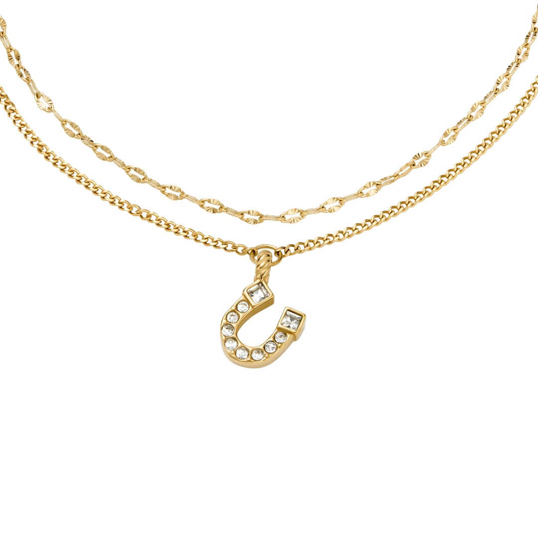 Fossil Sutton Armband Horseshoe Multi Strand