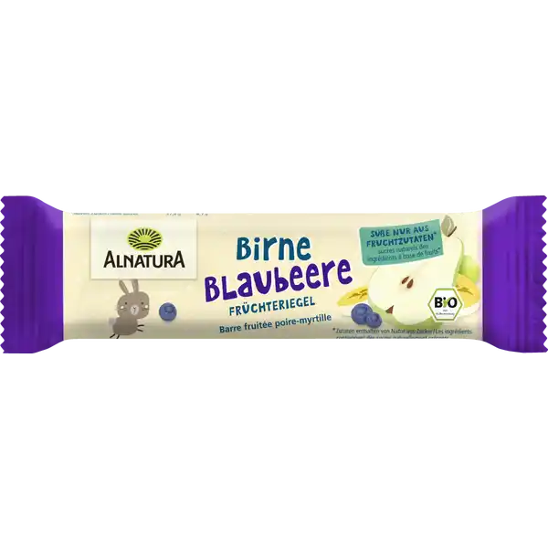 Bio Früchteriegel Birne-Blaubeere