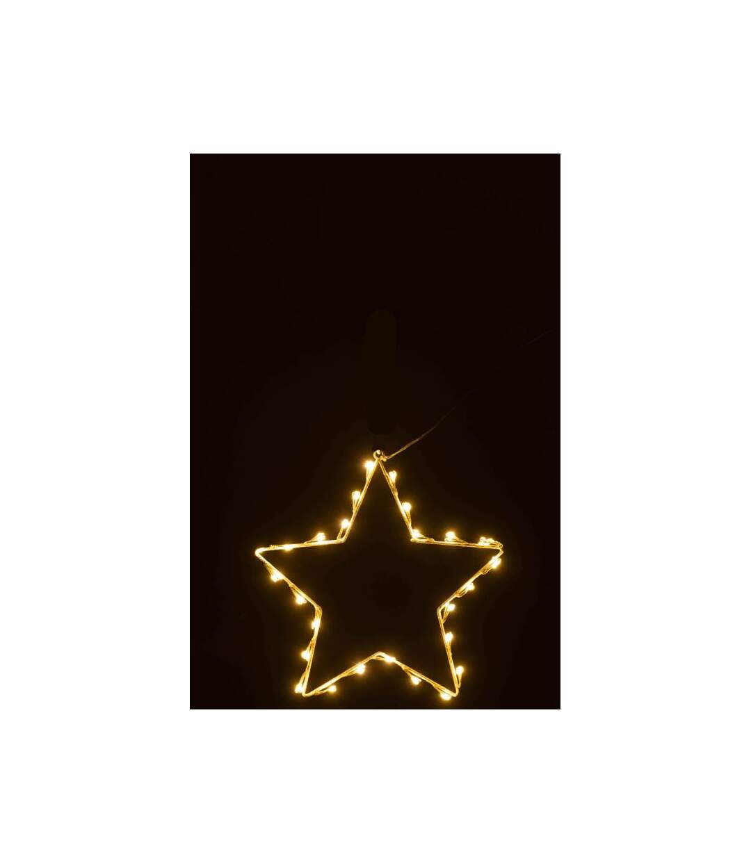 Paris Prix - Décoration De Noël à Led étoile 30cm Blanc