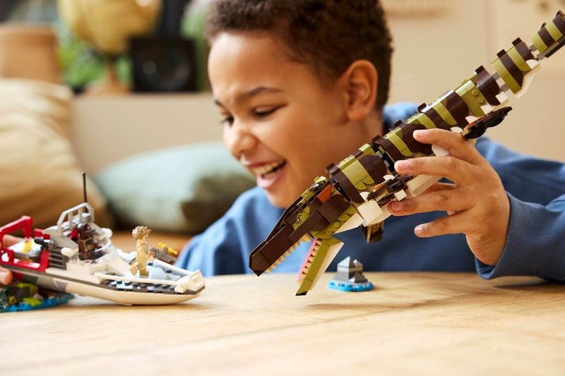LEGO - Jurassic World - Bouwset - Mosasaurus Bootmissie - 76974