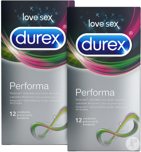 Durex Duopack Performa Effet Retardant 2 x 12 Préservatifs