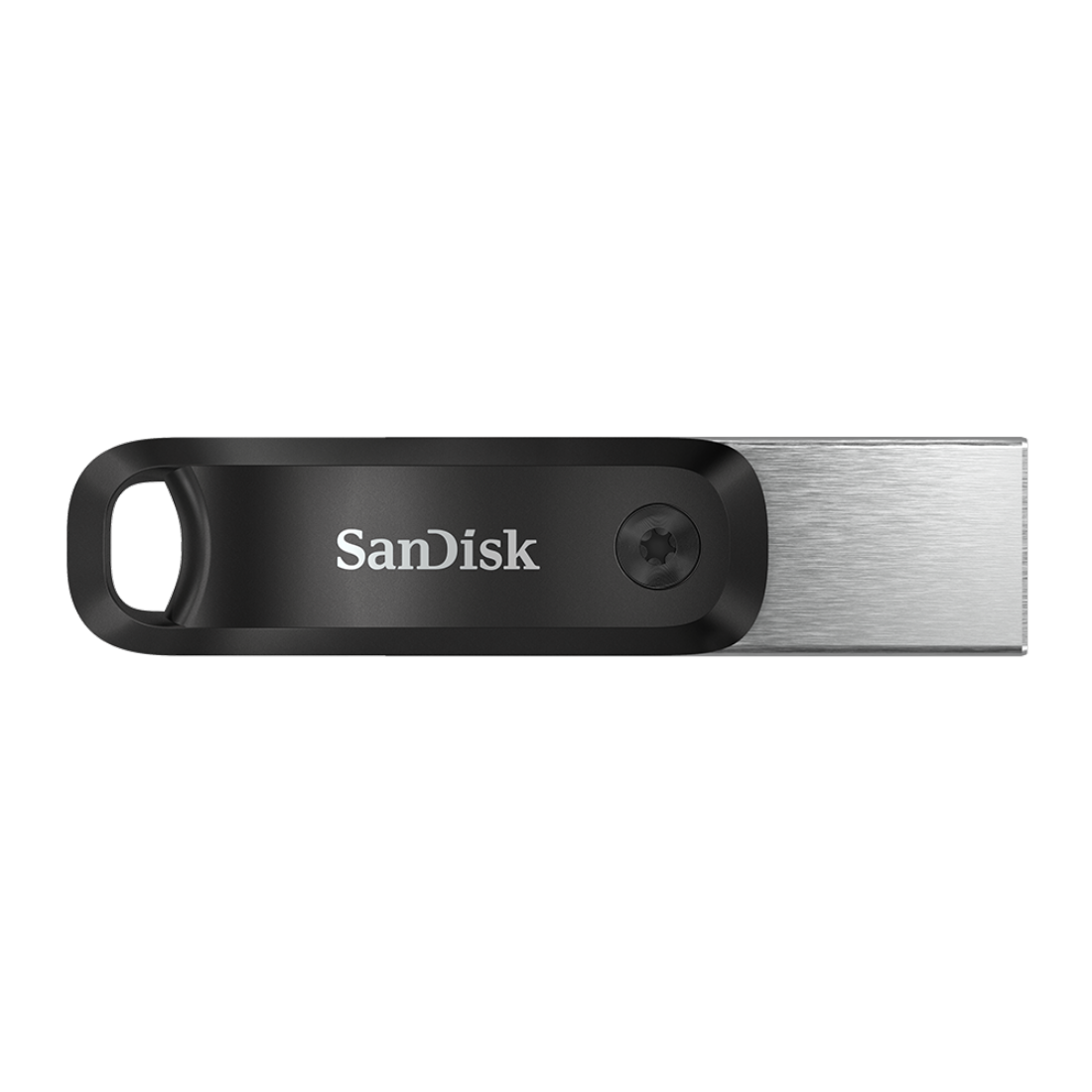 (128GB) iXpand Flash Drive Go Lightning Speicher Stick Flash Drive für Smartphones / Tablets (SDIX60N-128G-GN6NE) - Schwarz / Silber
