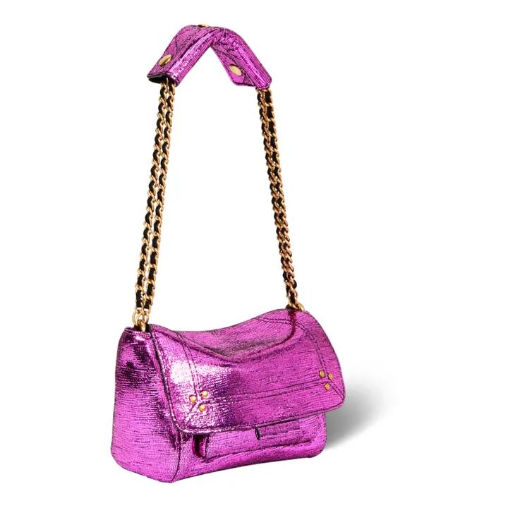 Jérôme Dreyfuss Sac Lulu S Lamé | Lamé Fuxia