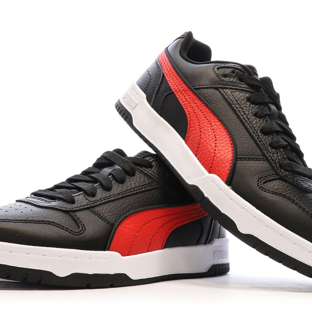 Puma Baskets Noires/Rouges Garçon Puma Rbd Game
