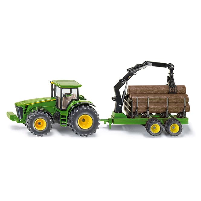 Siku Farmer 1954 - Traktor mit Forstanhänger - 1:50