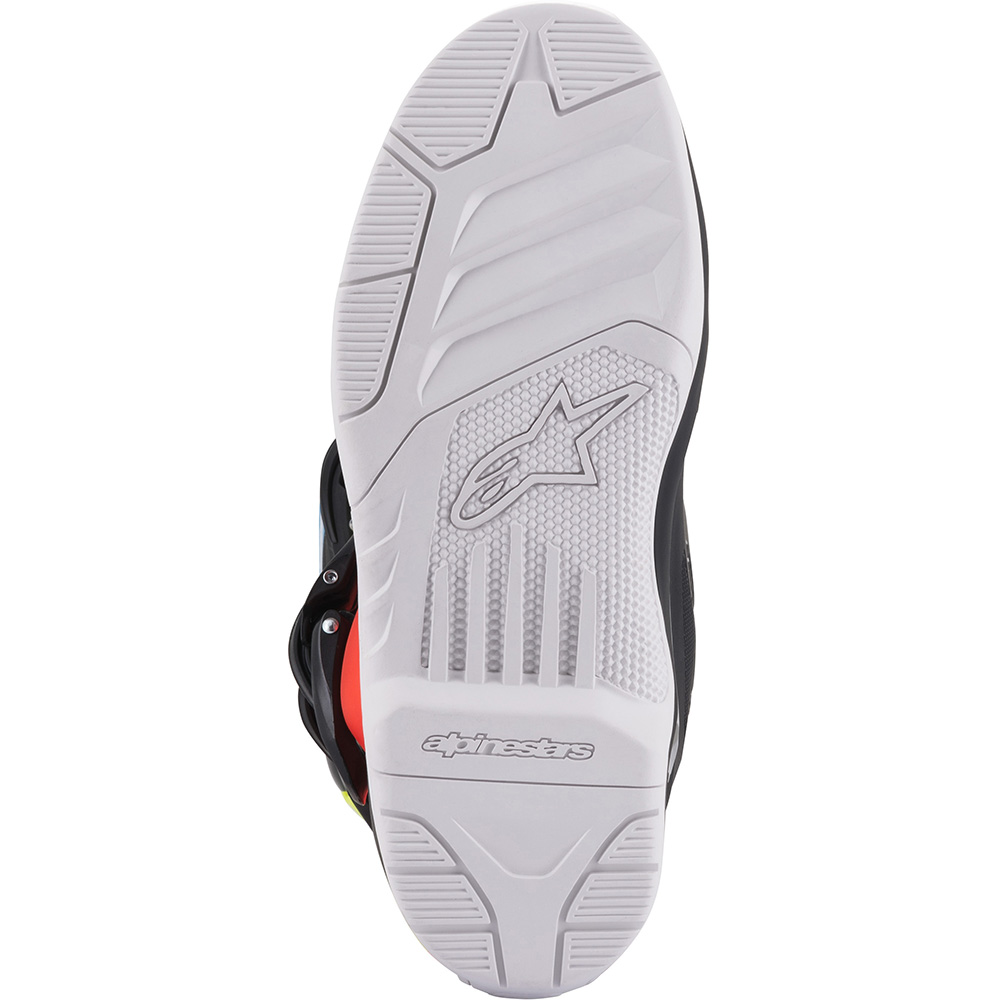 Alpinestars - Bottes enfant Tech 3s Youth - 2020 Noir / Jaune fluo / Rouge fluo / Bleu