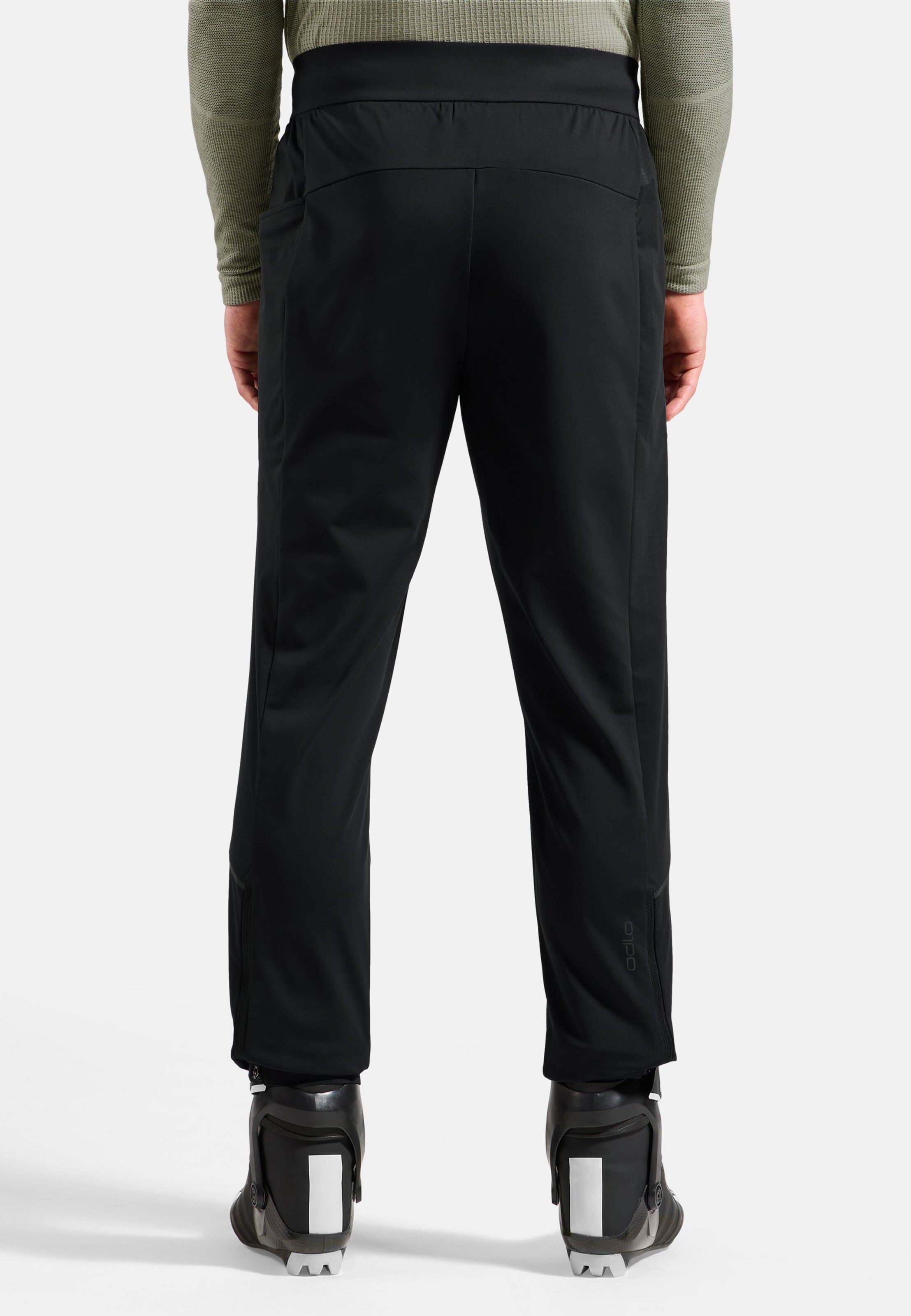 Winddichte Zeroweight Elite Langlaufhose in black