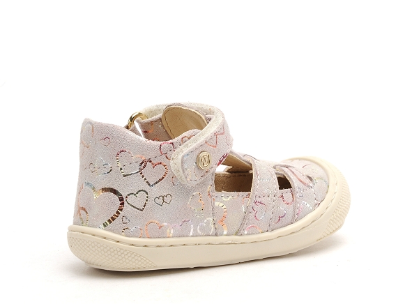 Naturino boots et bottillon bebe bede suede big hearts 0r01 multicolore