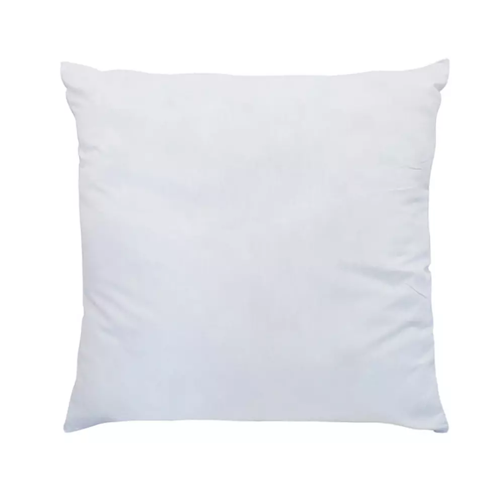 Lot de 2 oreillers carrés moelleux (60 x 60 cm) Lavables à 95 ° Blanc