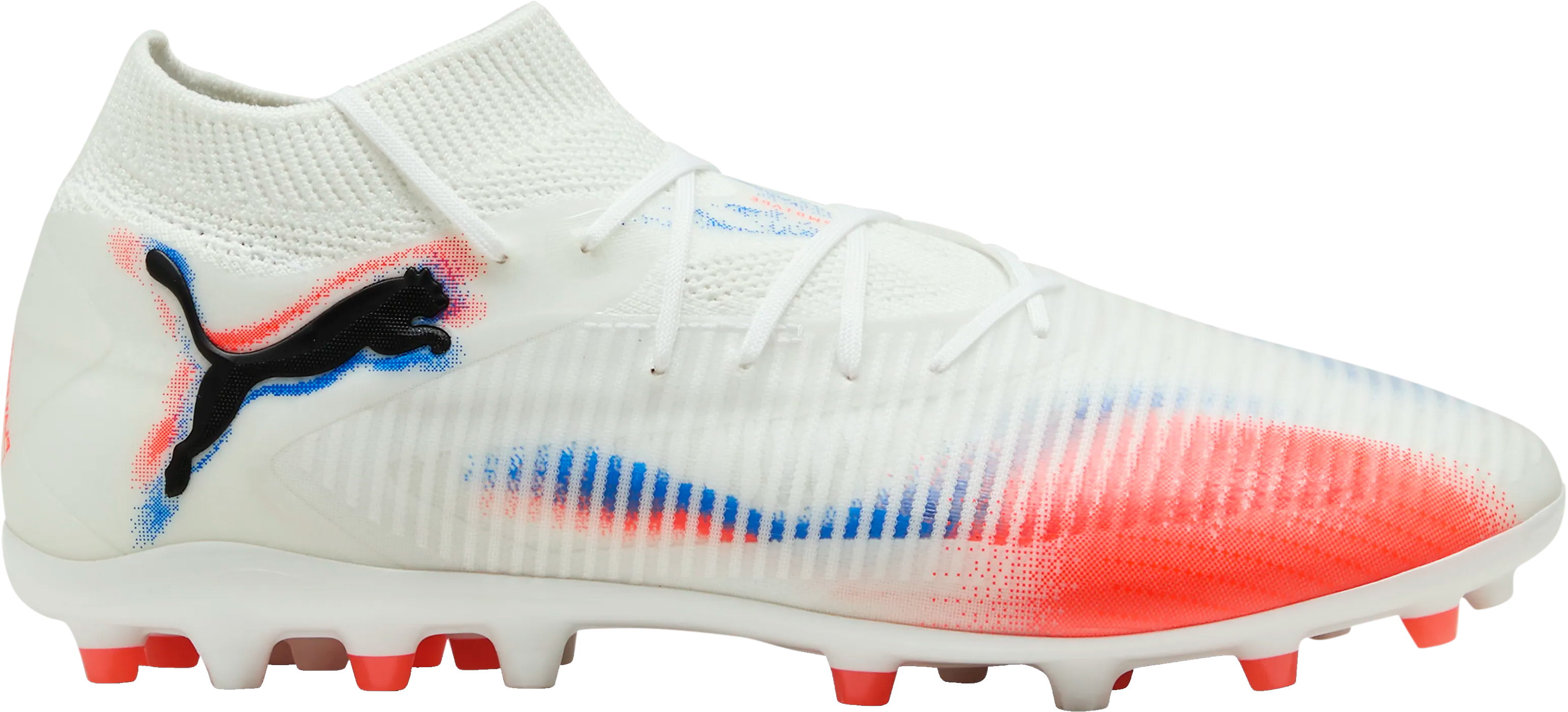 Future 8 Pro MG Unisex PUMA White/PUMA Black/Glowing Red