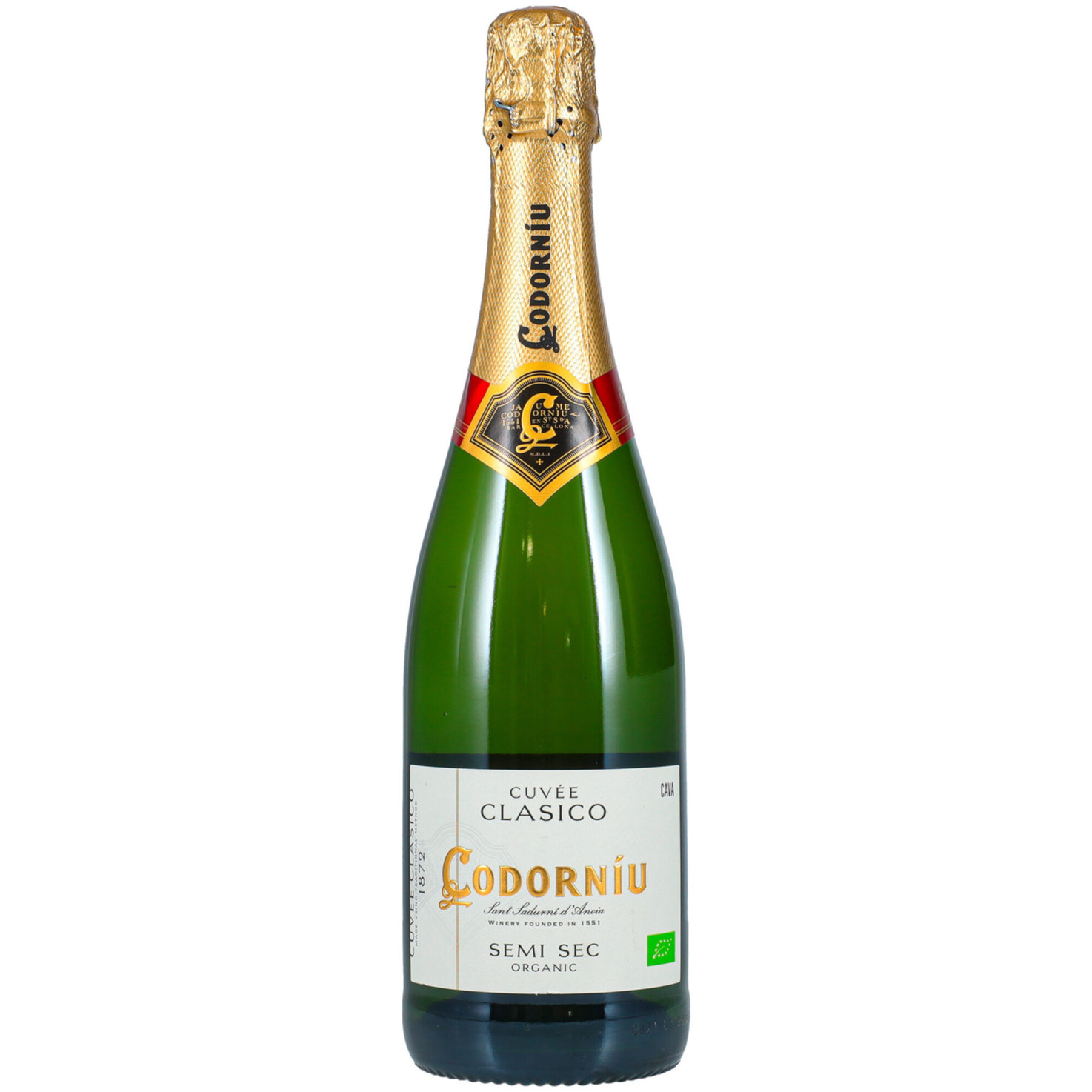 Cava DO Clasico Codorníu, semi-seco -75cl
