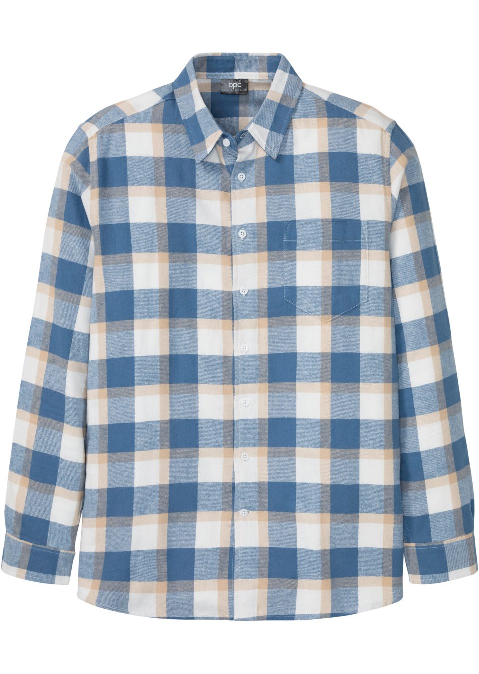 Chemise manches longues en flanelle