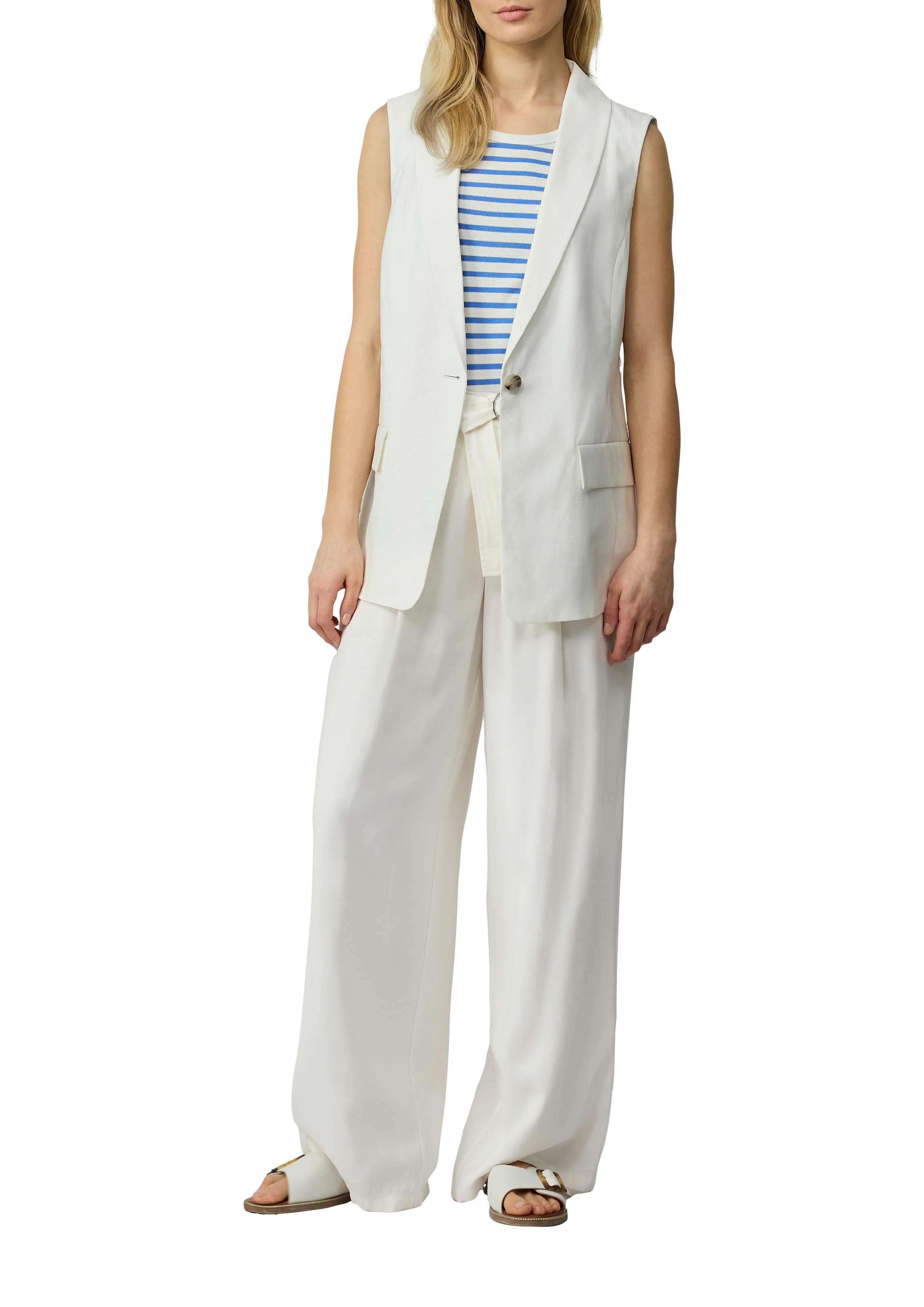 s.Oliver Longweste mit Twill-Struktur