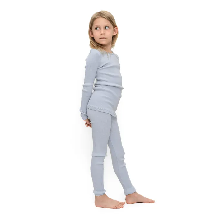 Minimalisma Legging en Soie Bieber | Bleu ciel
