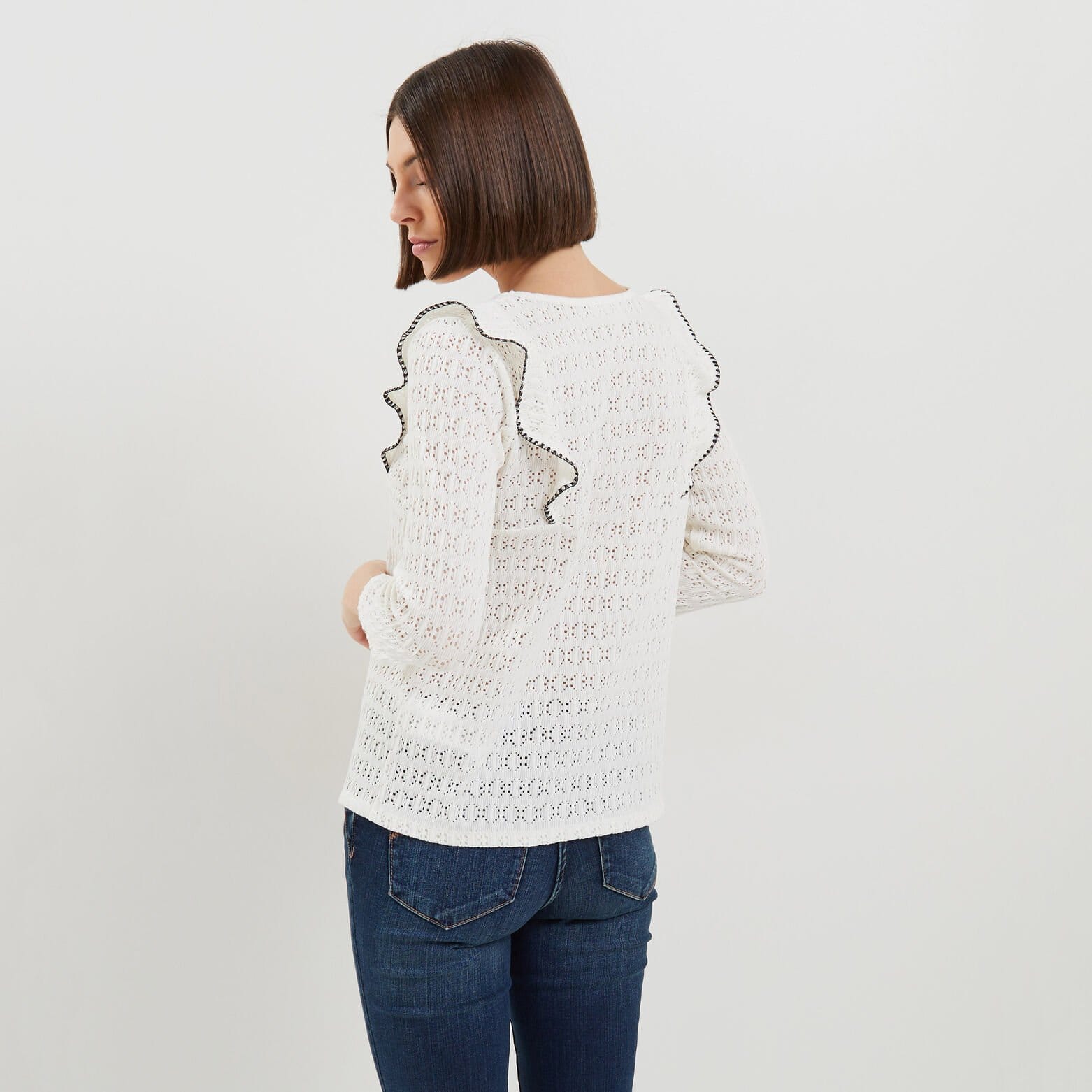 Tshirt à volants femme