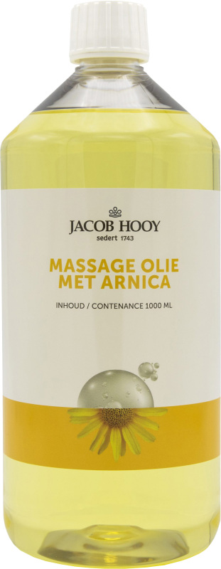 Jacob Hooy Massage Olie met Arnica 1000ml