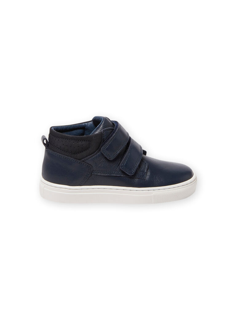 Baskets montantes bleu marine enfant garçon