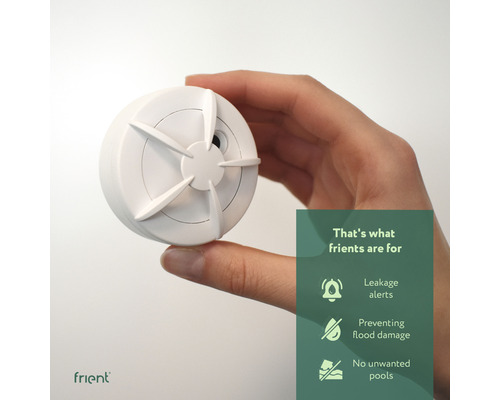 vriend Watersensor Zigbee Wit Lekdetector - Compatibel met SMART HOME van hornbach