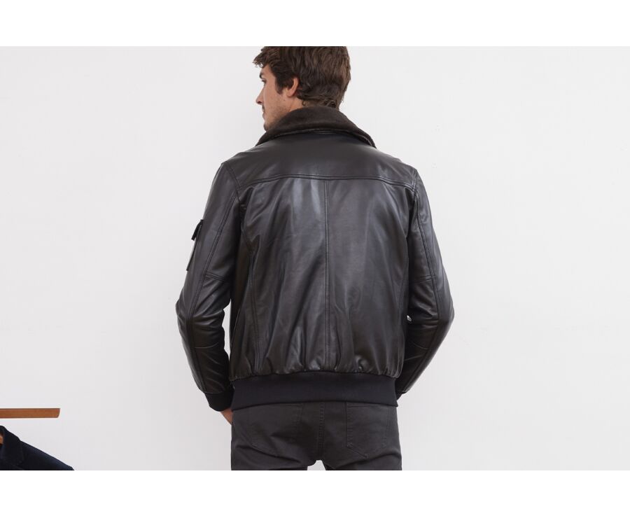 Blouson aviateur homme Noir - EVERETT II