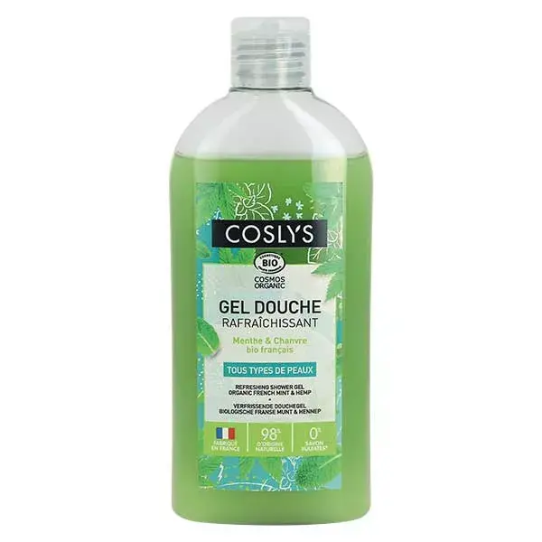 Gel de Banho Refrescante Coslys Menta-Cânhamo 250ml
