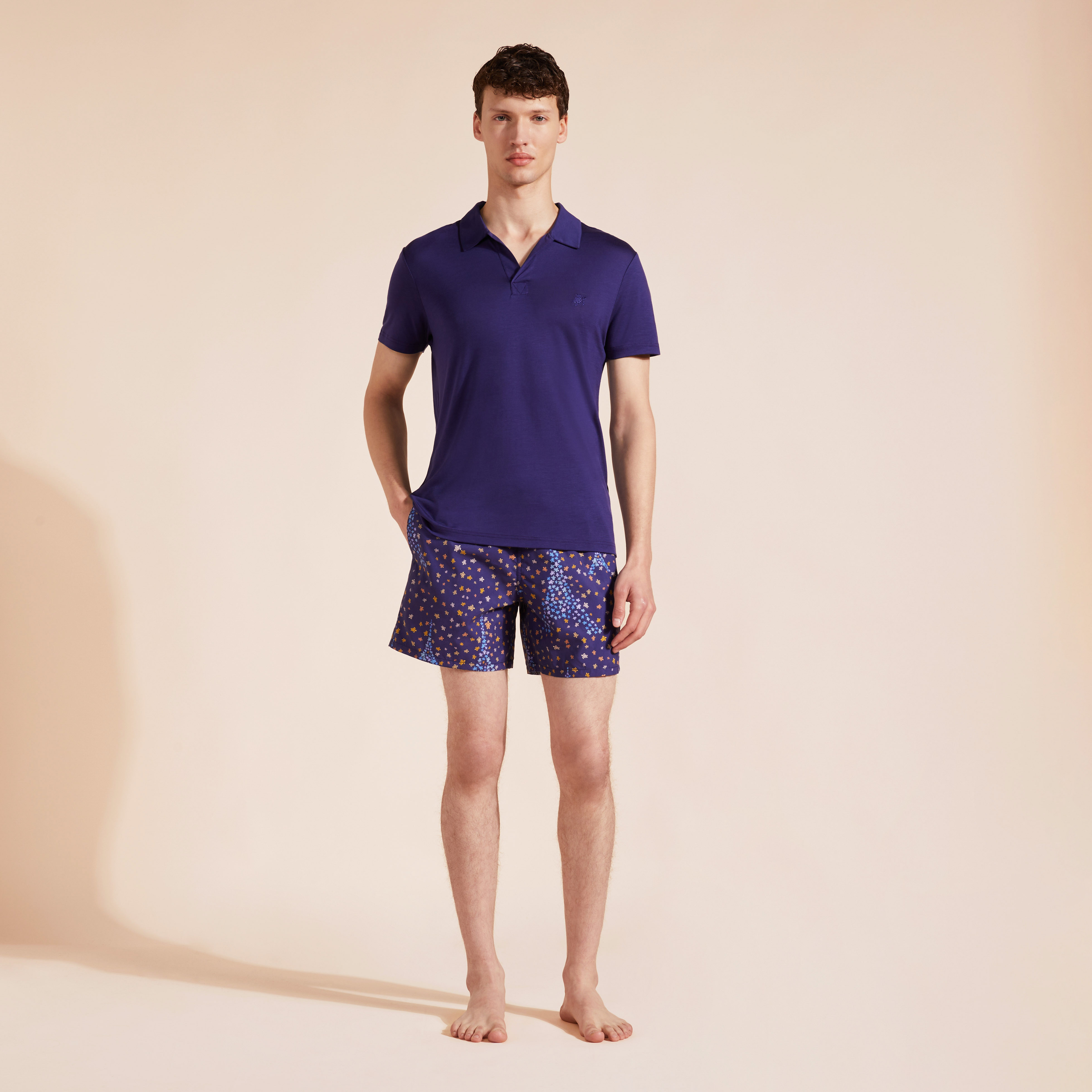 Polo en Tencel homme uni | Site Vilebrequin | PRLH9R02