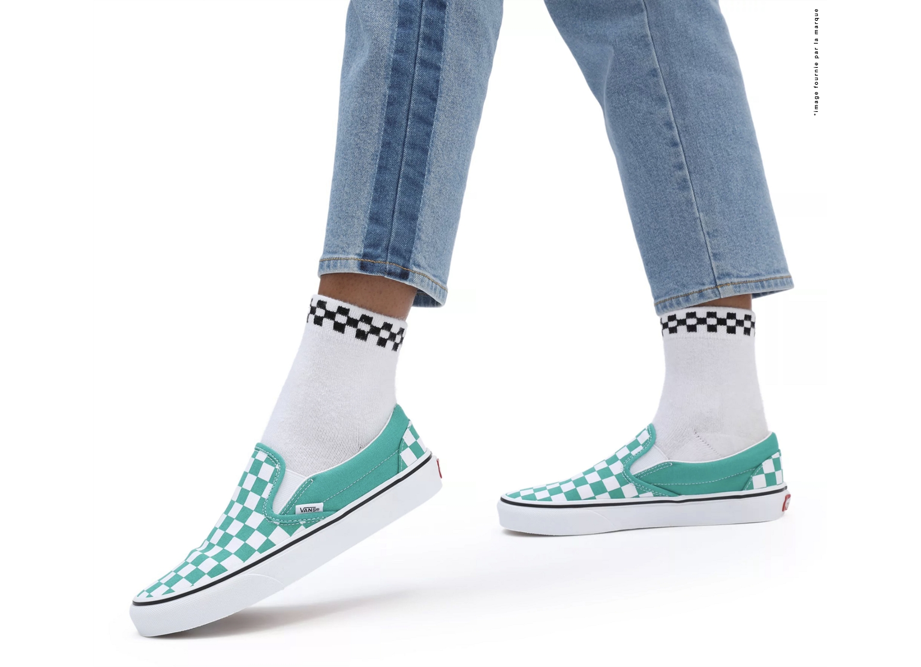 Ua classic slipon blanc vert