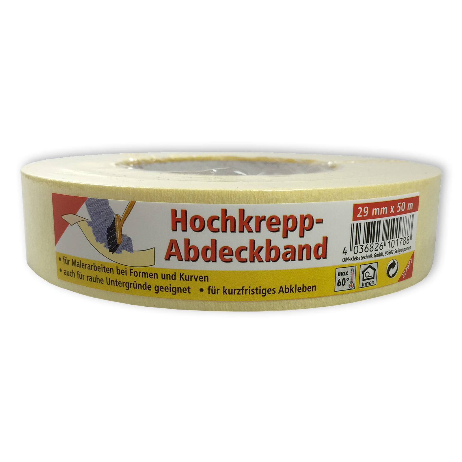 Hochkrepp - 2,9 cm breit - 50 Meter